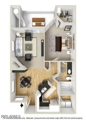 7333 East Chaparral Road, Unit 1 Scottsdale, AZ 85250 - Photo 17 of 17 Floor Plan