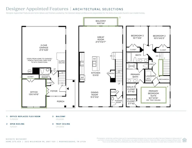 $510,000 | 2615 Wilkinson Pike, Unit 1101, Murfreesboro, TN 37129