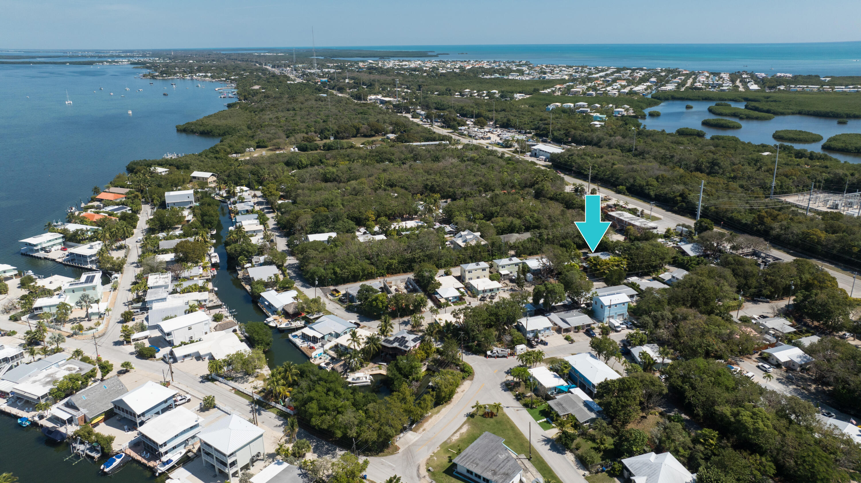 85 Henry Morgan Drive Key Largo, FL 33037 - Photo 29 of 40 an aerial view of a house with a yard