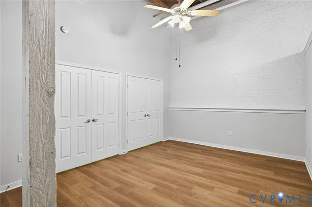 wooden floor in an empty room