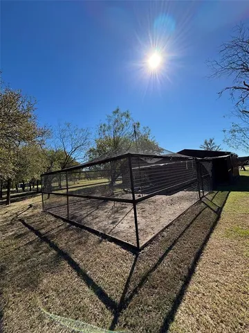 a view of a terrace with sky view