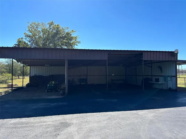 a room with a table and a chair