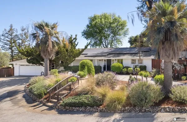 a view of a house with a patio