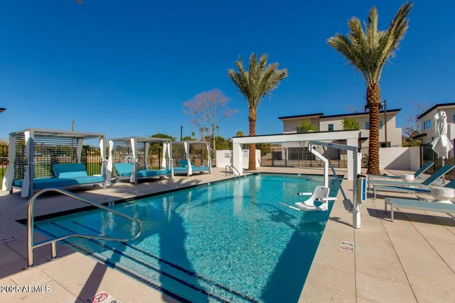 a view of a house with a swimming pool