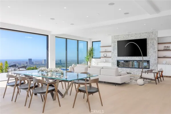 a room with furniture and window