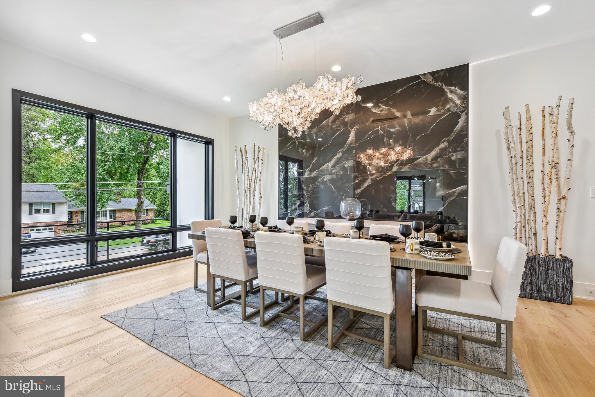7102 Capitol View Drive McLean, VA 22101 - Photo 7 of 40 a view of a dining room with furniture window and outside view