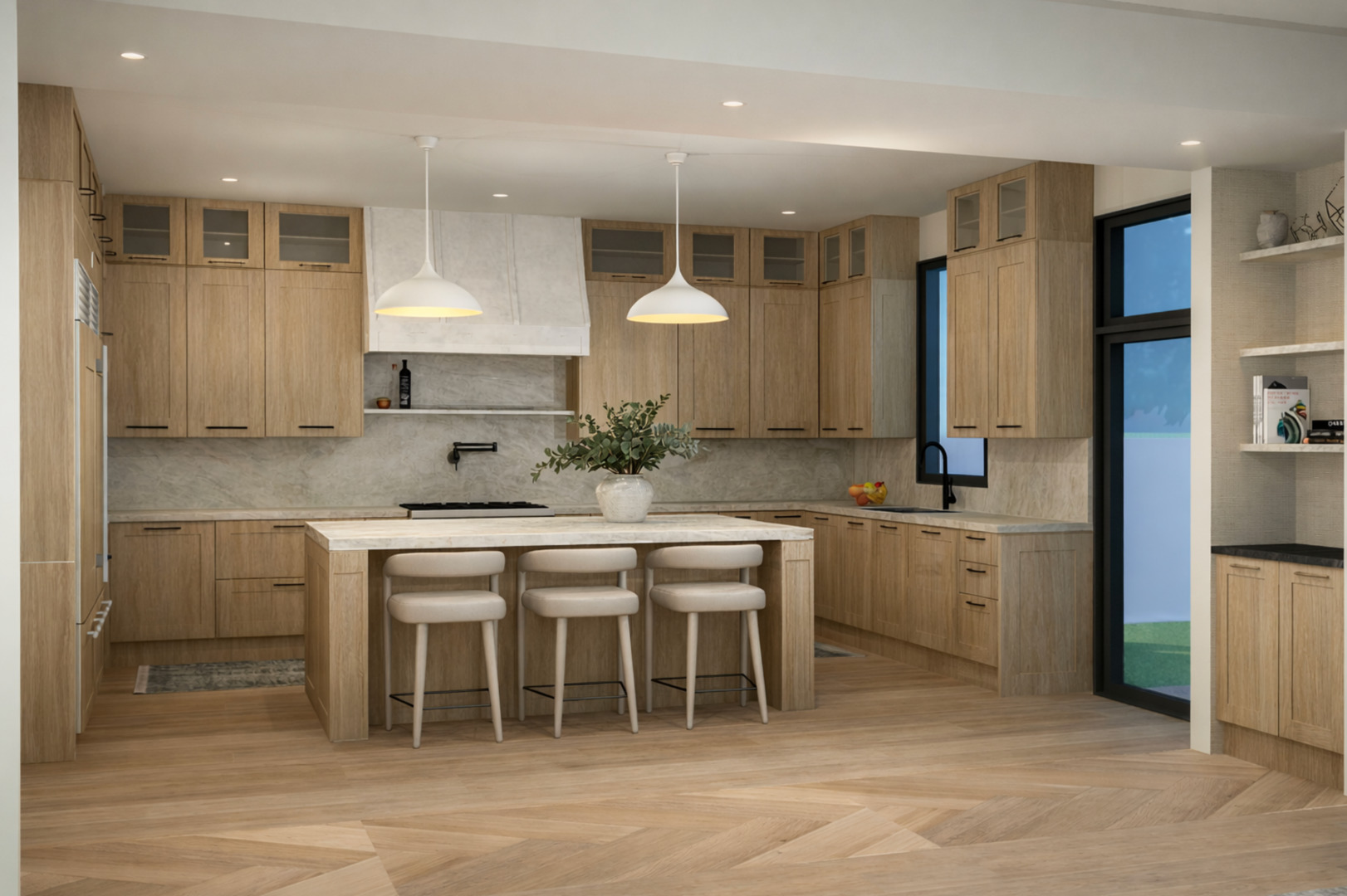 221 Blackhawk Road Highland Park, IL 60035 - Photo 2 of 6 a kitchen with a sink cabinets and window