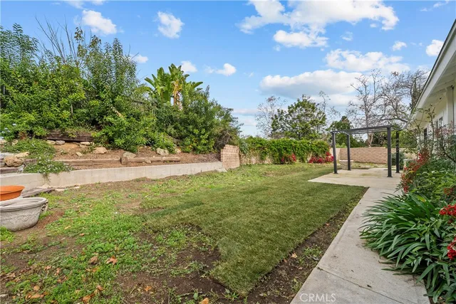 a green field with lots of trees