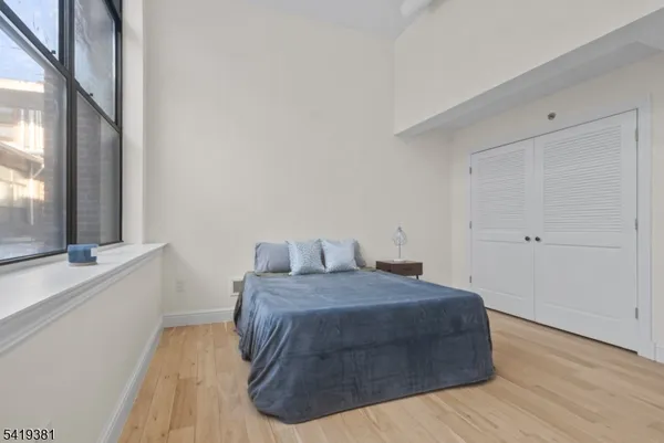 a workspace with furniture and a window