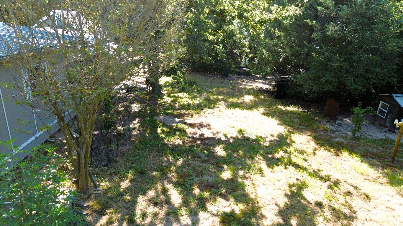 109 Travis Road Paige, TX 78659 - Photo 37 of 39 a view of trees in a yard