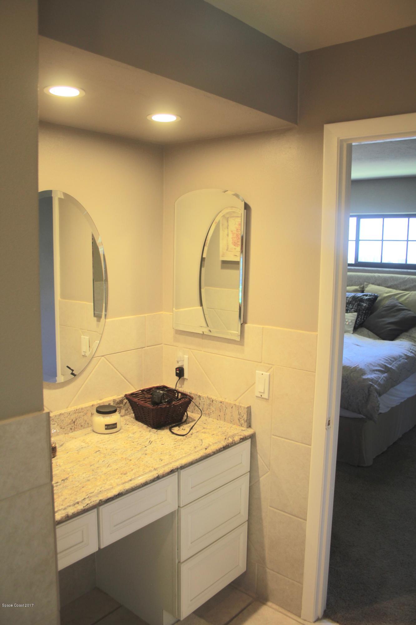 229 Sand Dollar Road Indialantic, FL 32903 - Photo 22 of 29 MASTER BATH VANITY