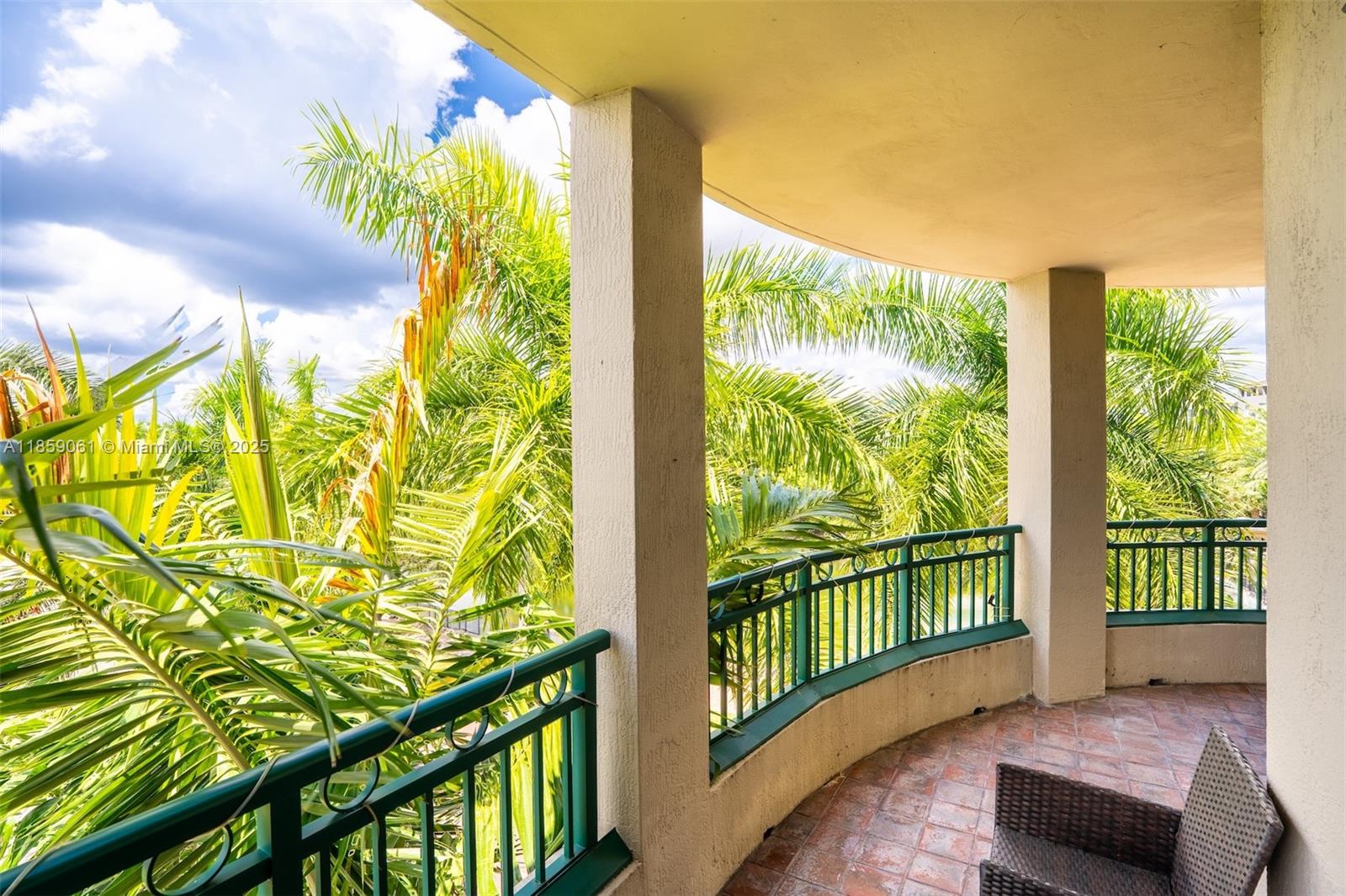 510 Northwest 84th Avenue, Unit 445 Plantation, FL 33324 - Photo 28 of 42 a view of a garden from a balcony