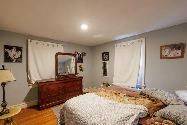 a bathroom with a bathtub and a sink