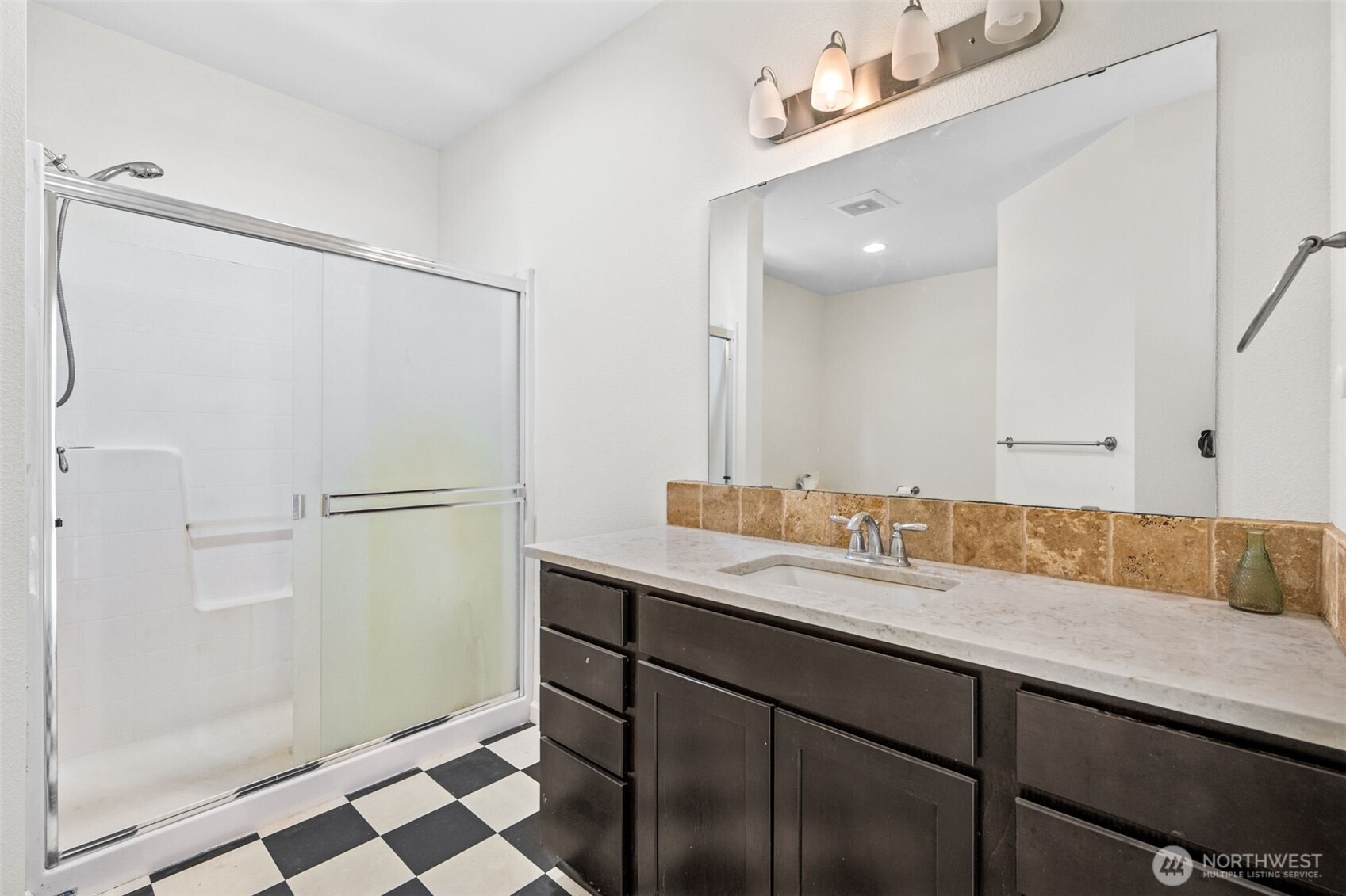 662 Cline Road Randle, WA 98377 - Photo 14 of 36 a bathroom with a sink and a mirror