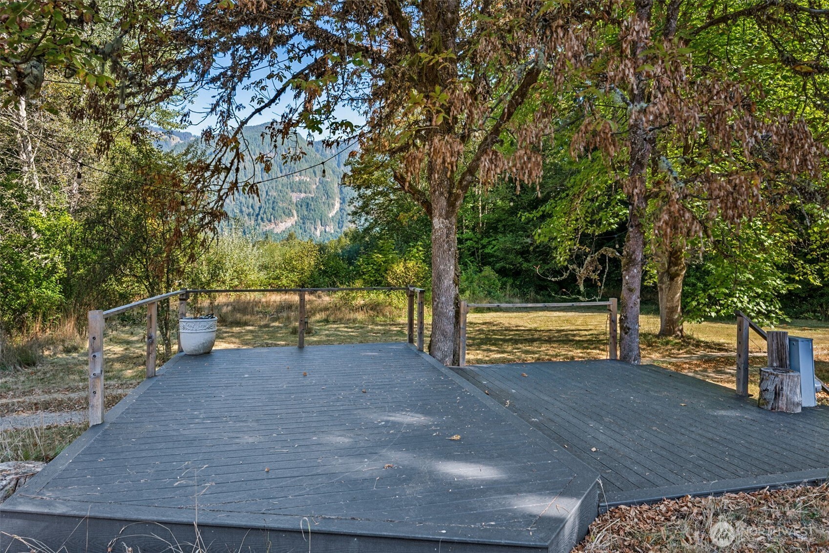 662 Cline Road Randle, WA 98377 - Photo 3 of 36 a view of a yard with wooden fence