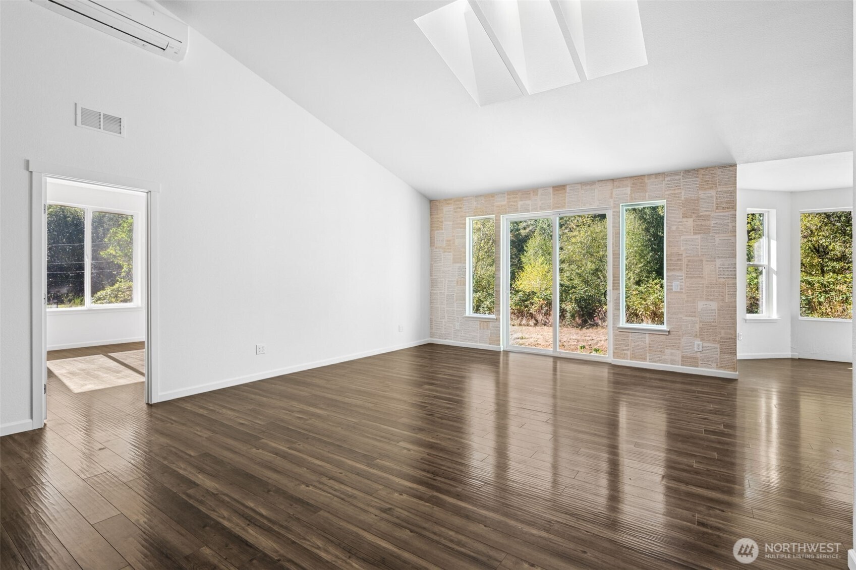 662 Cline Road Randle, WA 98377 - Photo 8 of 36 wooden floor in an empty room with a window