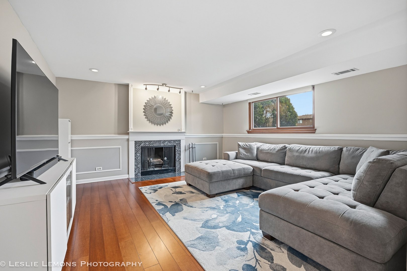 497 Sequoia Trail Roselle, IL 60172 - Photo 17 of 21 a living room with furniture and a fireplace