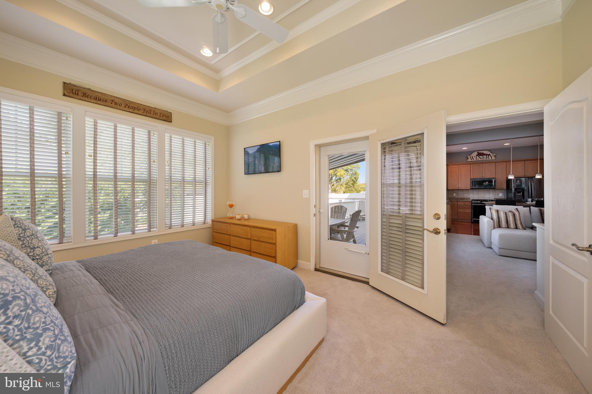 400 Shipyard Way Solomons, MD 20688 - Photo 21 of 100 Private access to rear deck from Owner's Suite