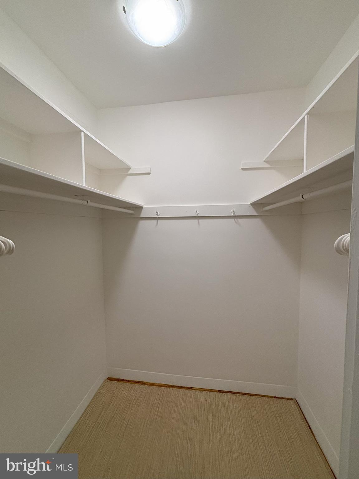3001 Veazey Terrace Northwest, Unit 1128 Washington, DC 20008 - Photo 6 of 22 a view of an empty walk in closet
