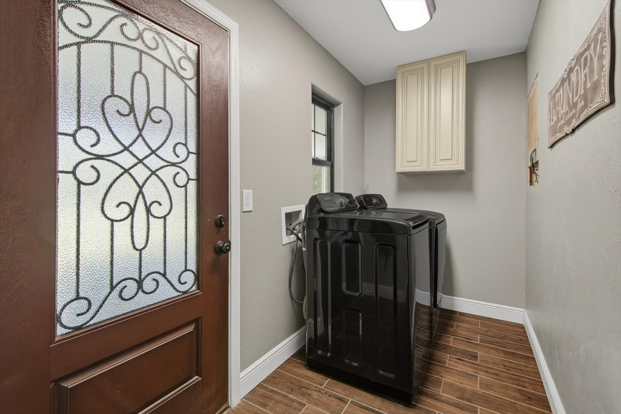9711 Highway 150 Shepherd, TX 77371 - Photo 39 of 48 a view of front door with wooden floor
