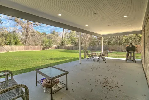 a view of a garden