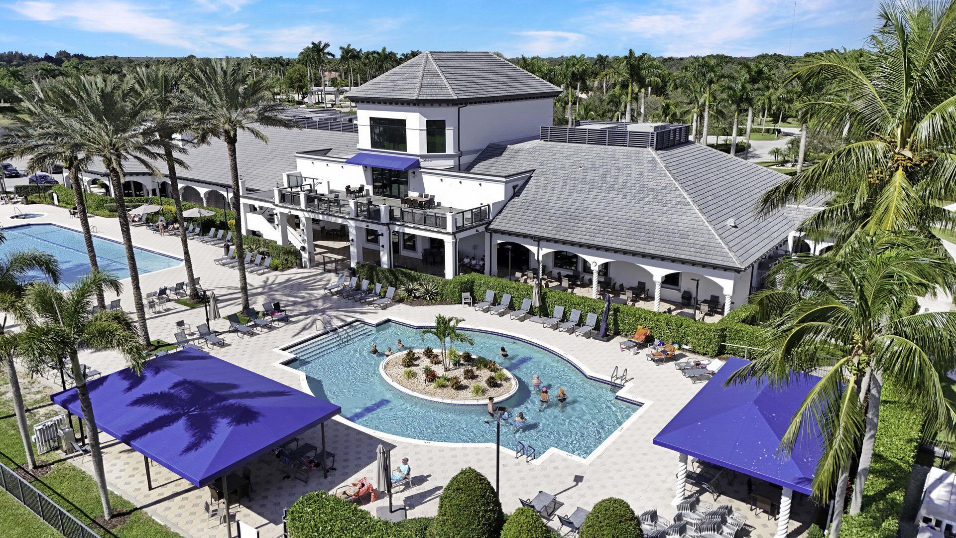 8214 Bellafiore Way Boynton Beach, FL 33472 - Photo 31 of 35 a view of house with backyard and outdoor seating