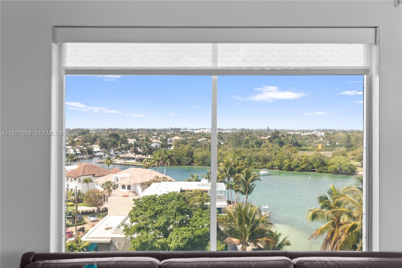 2611 North Riverside Drive, Unit 901 Pompano Beach, FL 33062 - Photo 12 of 27 a view of a lake from a window