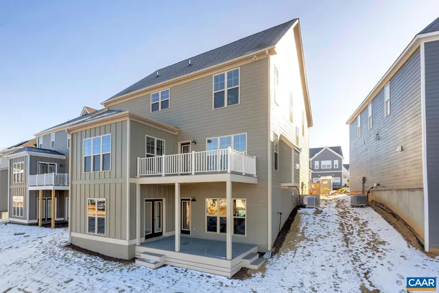 a view of a house with a balcony