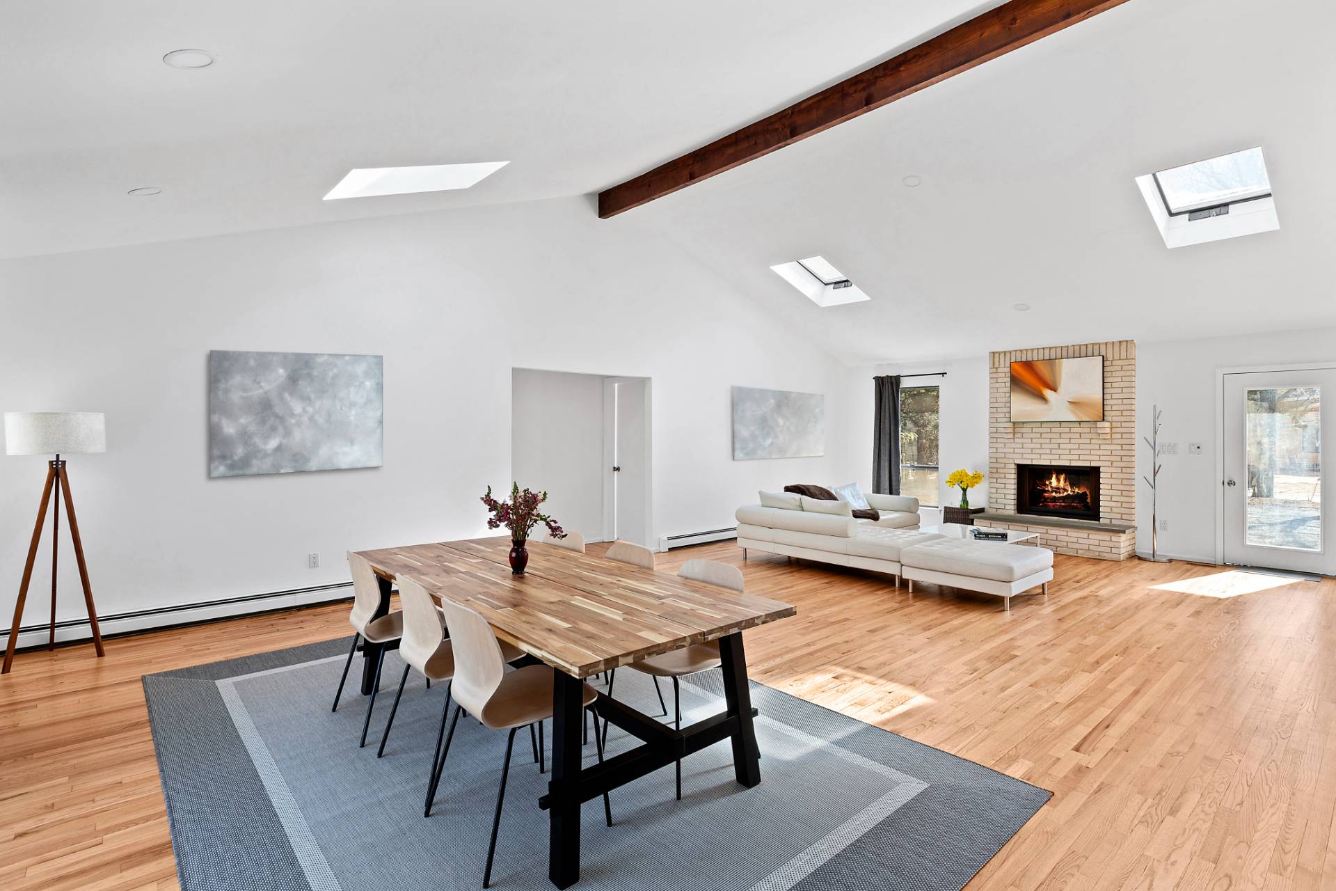 74 Hildreth Place East Hampton, NY 11937 - Photo 6 of 14 a living room with furniture and a wooden floor