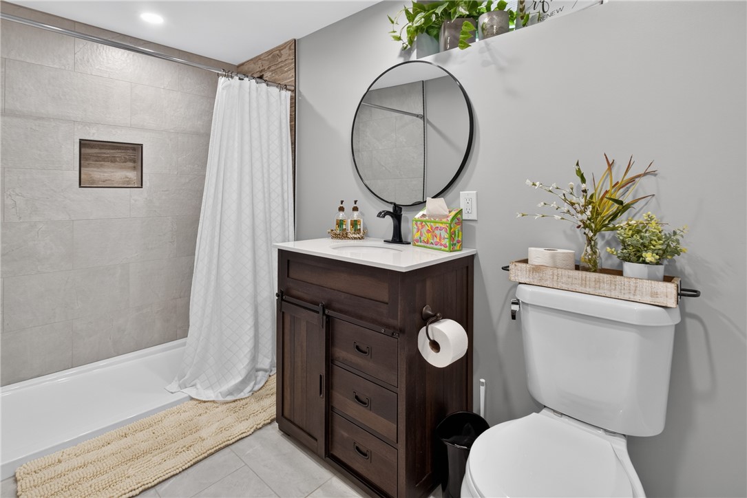 20 Hunt Point Chili, NY 14624 - Photo 27 of 44 Full bathroom in the basement with barn door