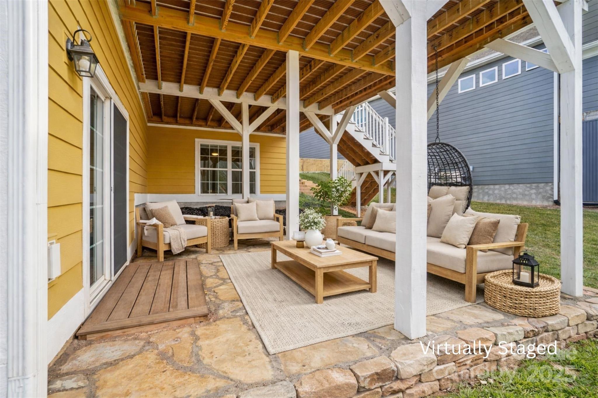 14 Rose Creek Road Leicester, NC 28748 - Photo 24 of 34 a living room with furniture and a large window