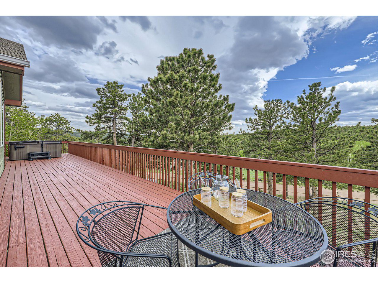 641 Ranch Road Ward, CO 80481 - Photo 23 of 40 a view of a chairs on the roof deck