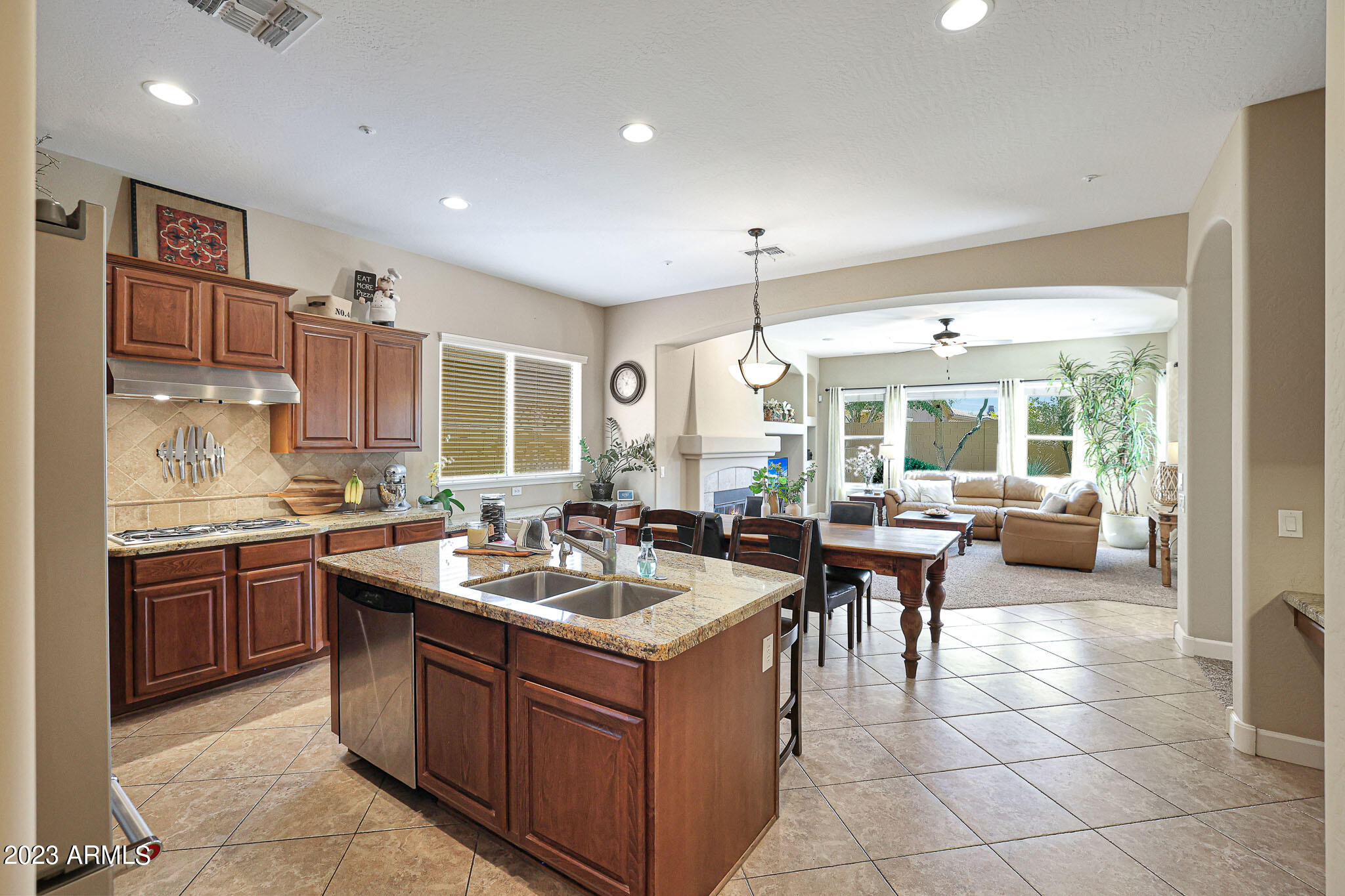 18047 West Narramore Road Goodyear, AZ 85338 - Photo 14 of 98 Open Kitchen to the living room