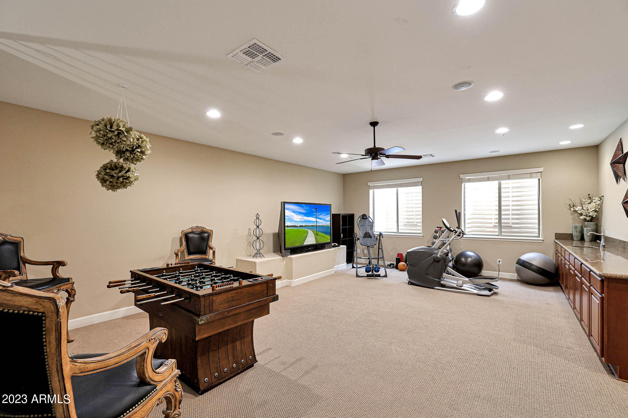 18047 West Narramore Road Goodyear, AZ 85338 - Photo 50 of 98 Gameroom/ Basement
