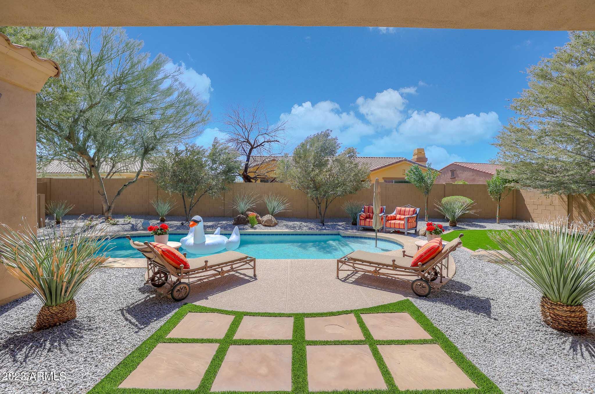 18047 West Narramore Road Goodyear, AZ 85338 - Photo 59 of 98 Great backyard