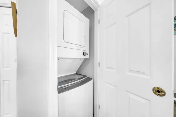 a close view of utility room