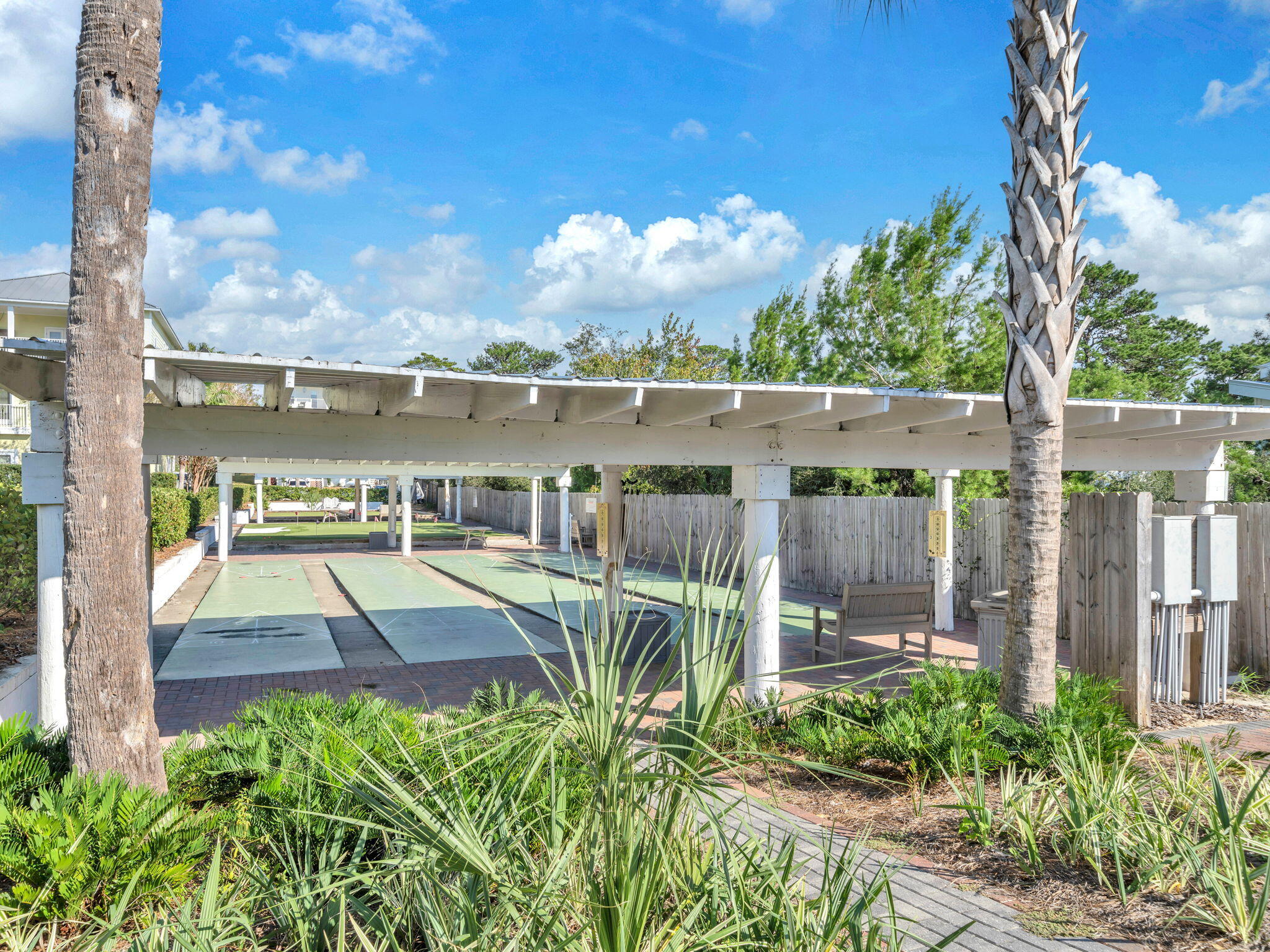 86 Village Boulevard, Unit 411 Santa Rosa Beach, FL 32459 - Photo 34 of 42 a view of a balcony with wooden floor