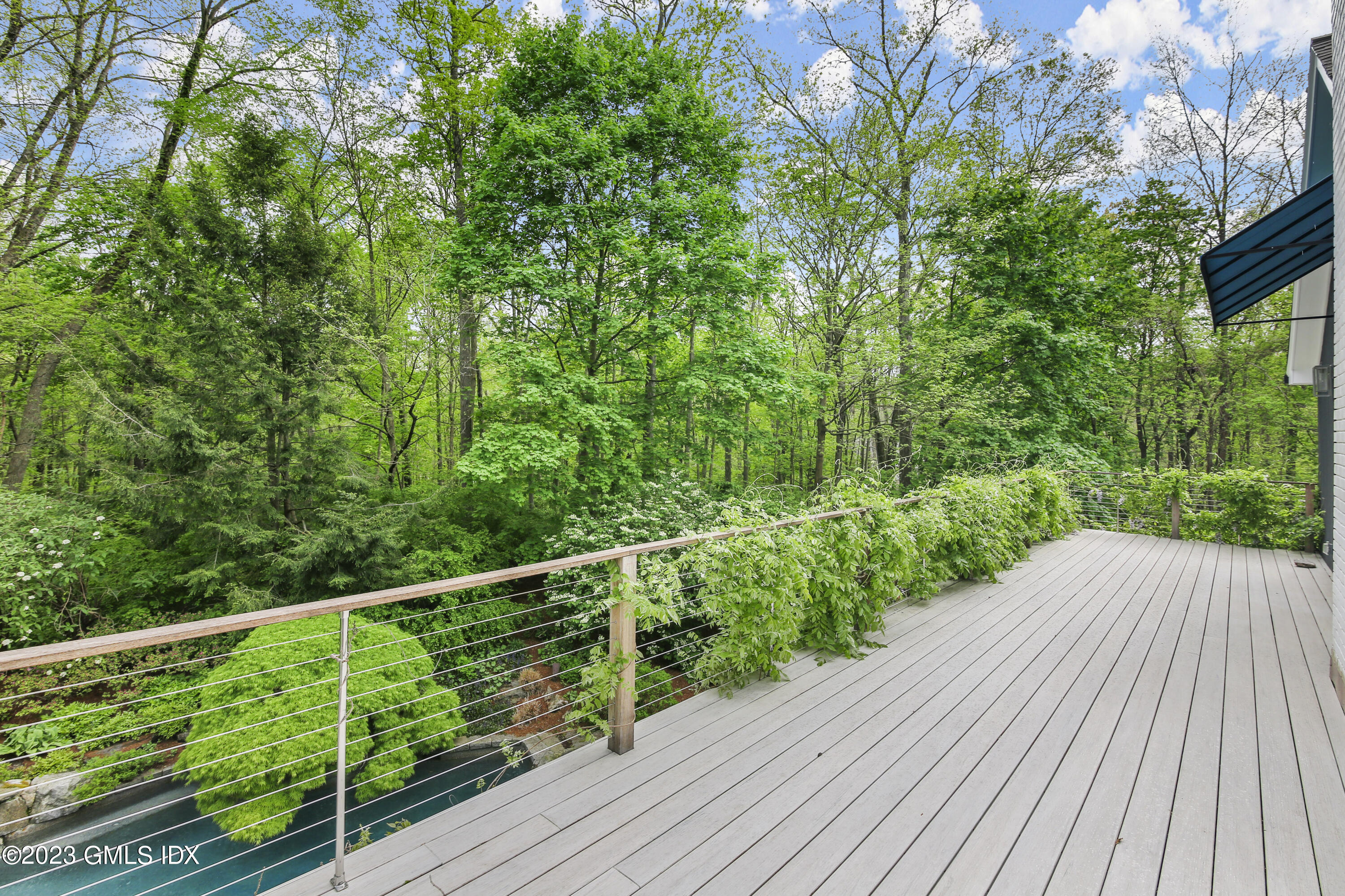 56 Dingletown Road Greenwich, CT 06830 - Photo 27 of 38 a view of balcony with wooden floor