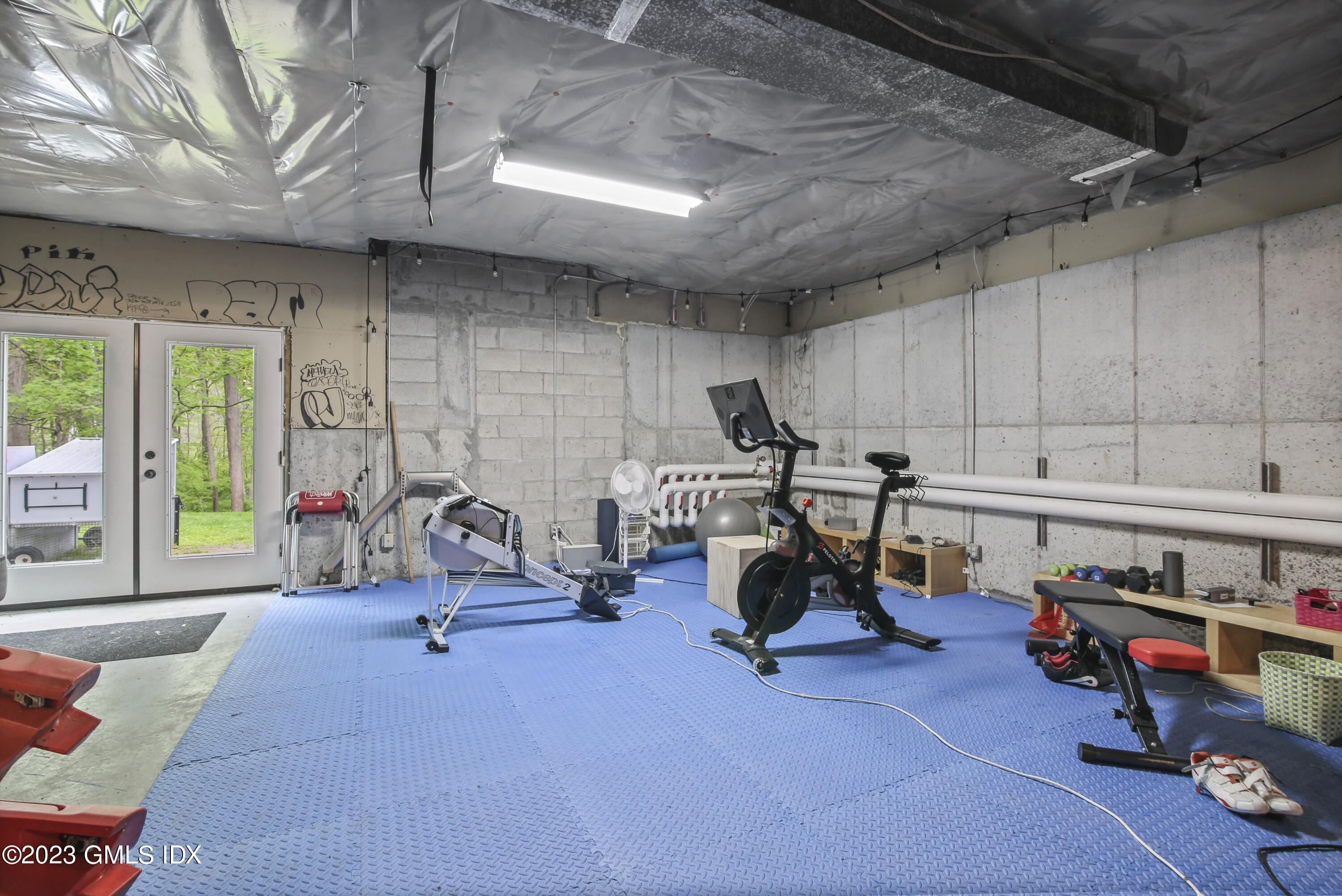 56 Dingletown Road Greenwich, CT 06830 - Photo 34 of 38 a view of a room with gym equipment