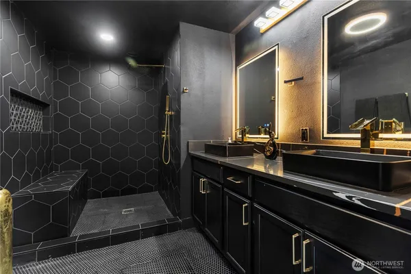 a view of a chairs and tables in a living room