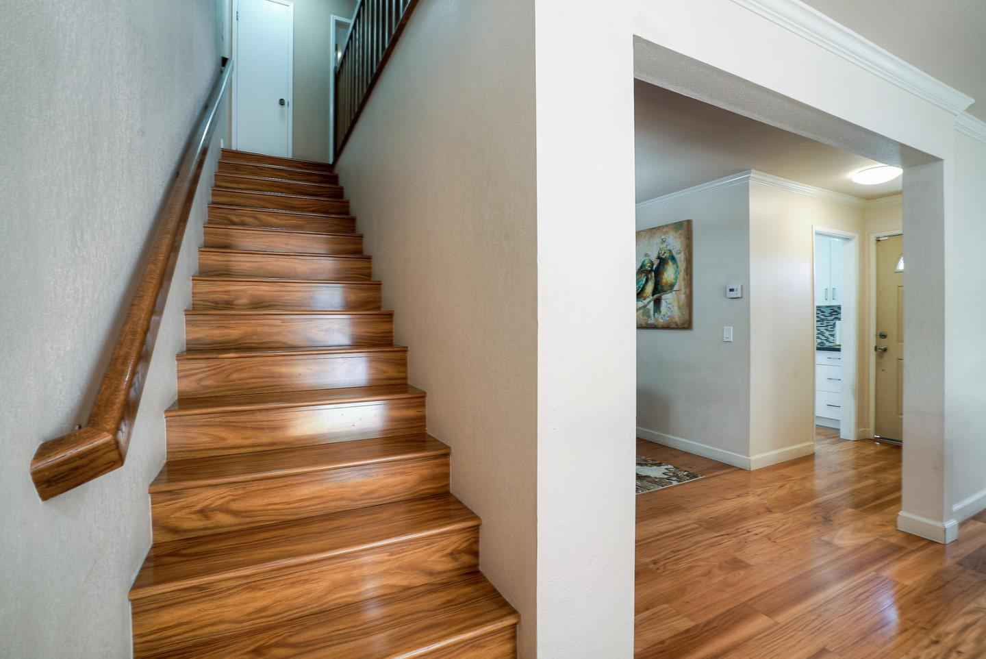 3744 Adriatic Way Santa Clara, CA 95051 - Photo 18 of 34 a view of entryway and hall with wooden floor