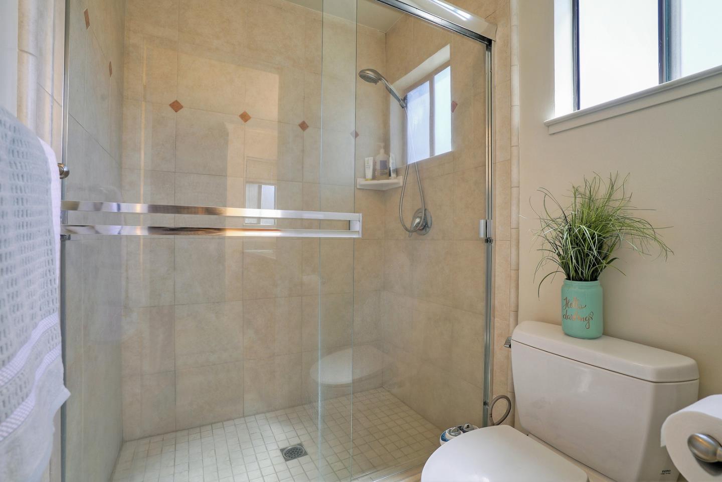 3744 Adriatic Way Santa Clara, CA 95051 - Photo 27 of 34 a bathroom with a shower and a toilet