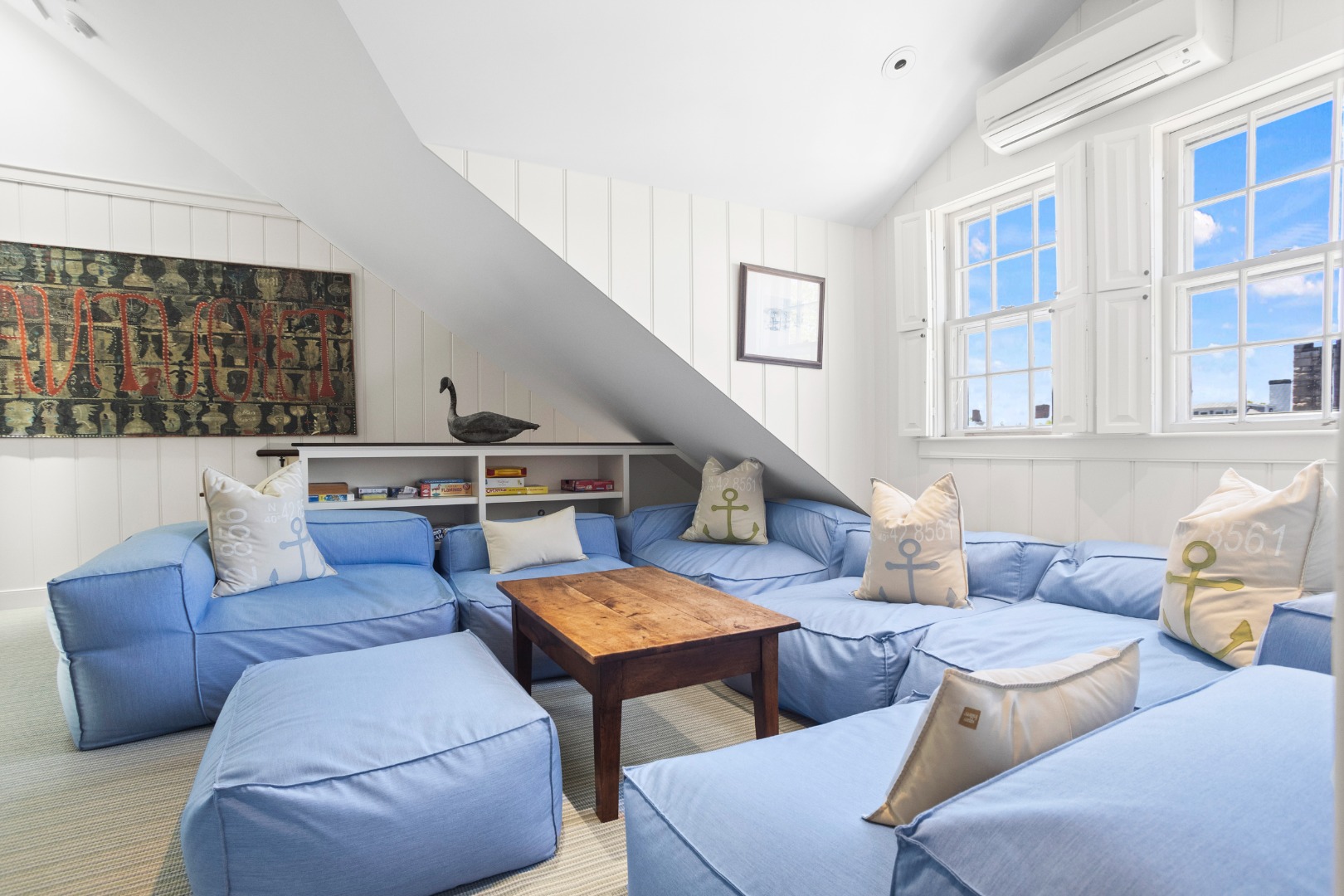 19 Orange Street Nantucket, MA 02554 - Photo 58 of 85 a living room with furniture kitchen view and a window