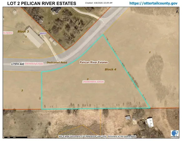 $35,500 | Lot 2-blk 179th Avenue, Fergus Falls, MN 56537