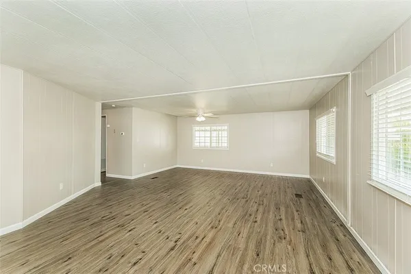 wooden floor in an empty room