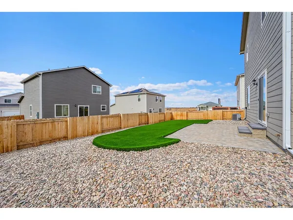 a house view with a garden space
