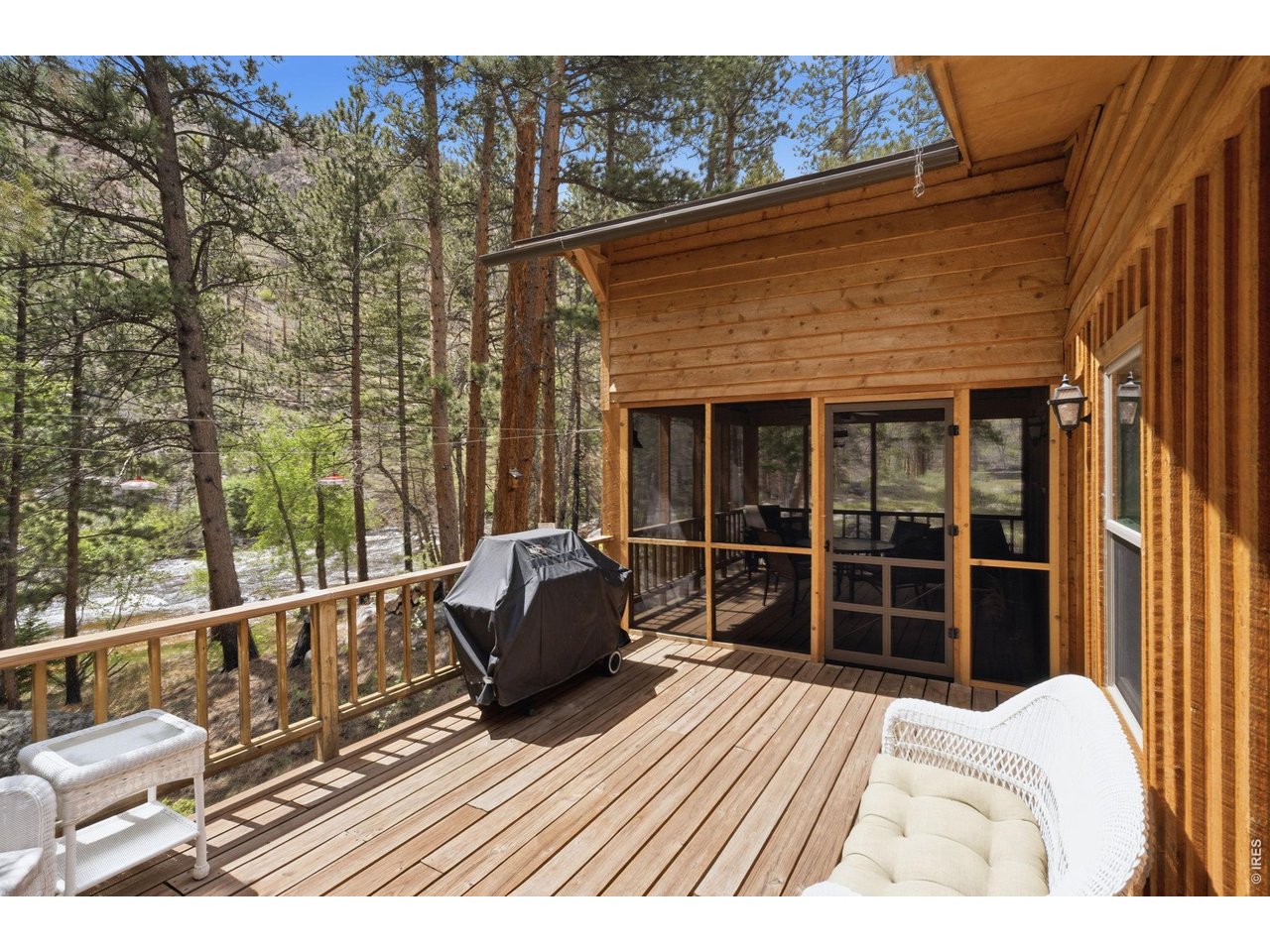 36917 Poudre Canyon Road Bellvue, CO 80512 - Photo 7 of 46 Listen to the river from the deck