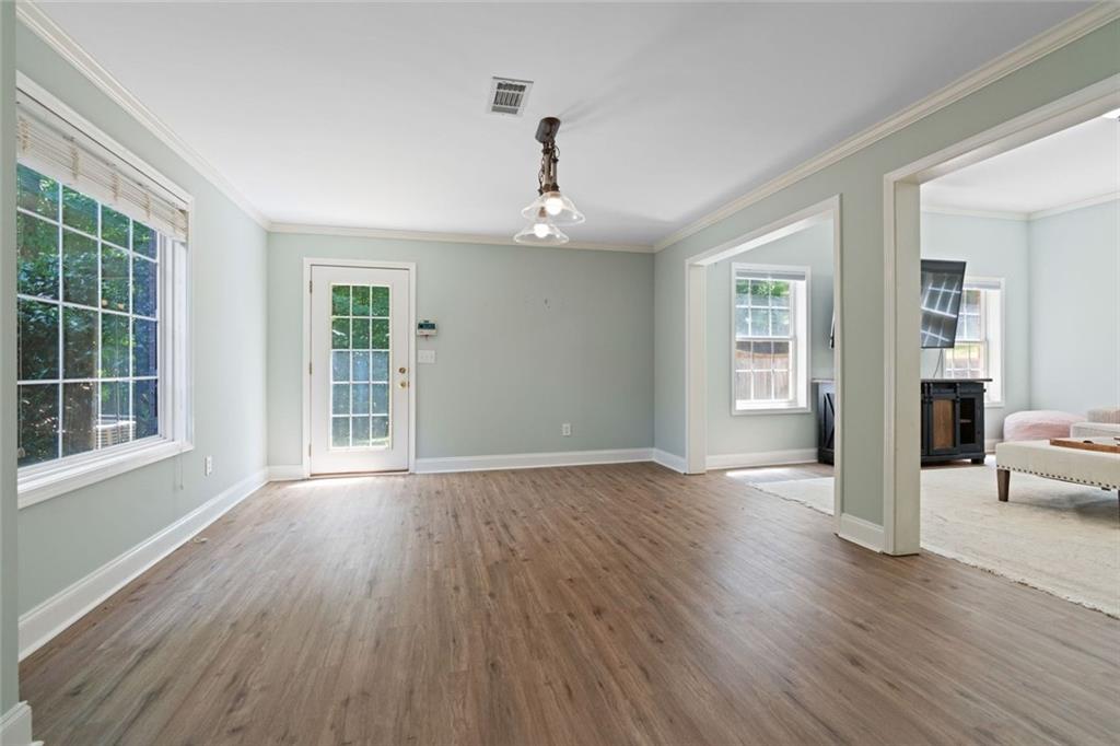 3095 Chattahoochee Trace Gainesville, GA 30506 - Photo 27 of 37 a view of livingroom with hardwood floor and window