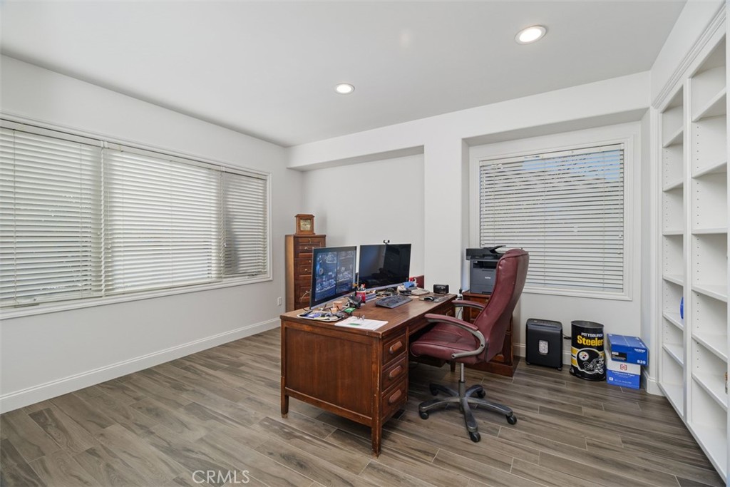 37964 Pinnacle Court Murrieta, CA 92562 - Photo 27 of 47 a view of a workspace with furniture and a window