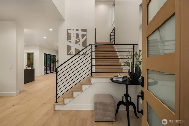 a view of entryway and hall